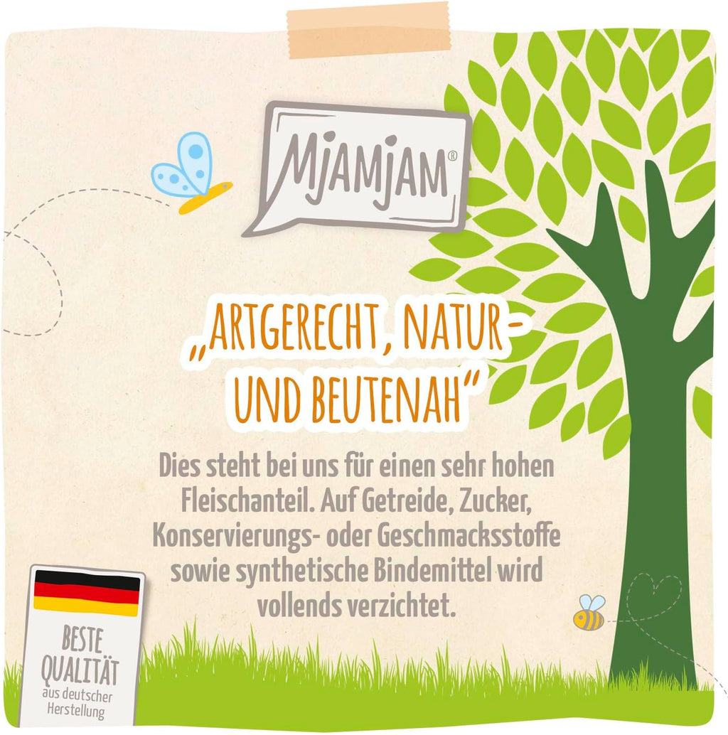 MjAMjAM Hundefutter Nassfutter Bio Huhn mit Moehrchen 6x400g getreidefrei -2