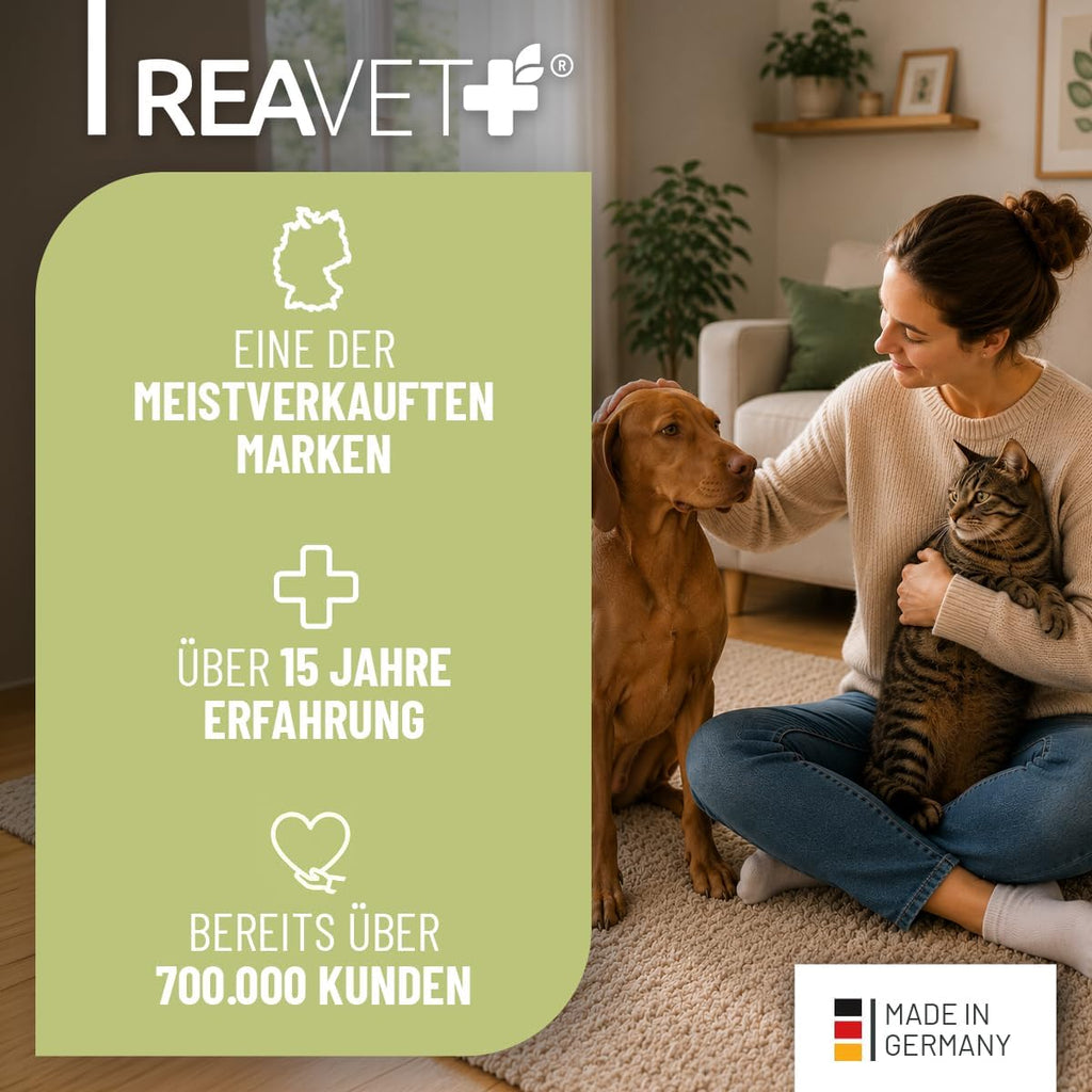 ReaVET Anti Milben-Spray 500 ml für Hunde Katzen Pferde gegen Milben Juckreiz