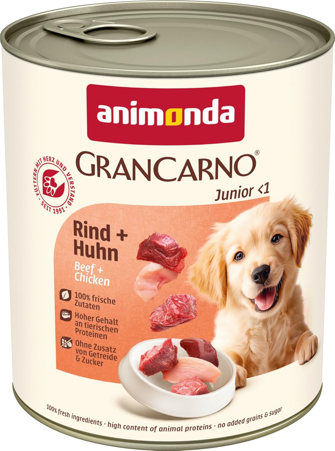 Animonda GranCarno Junior Welpen Nassfutter Rind & Huhn verschiedene Sorten