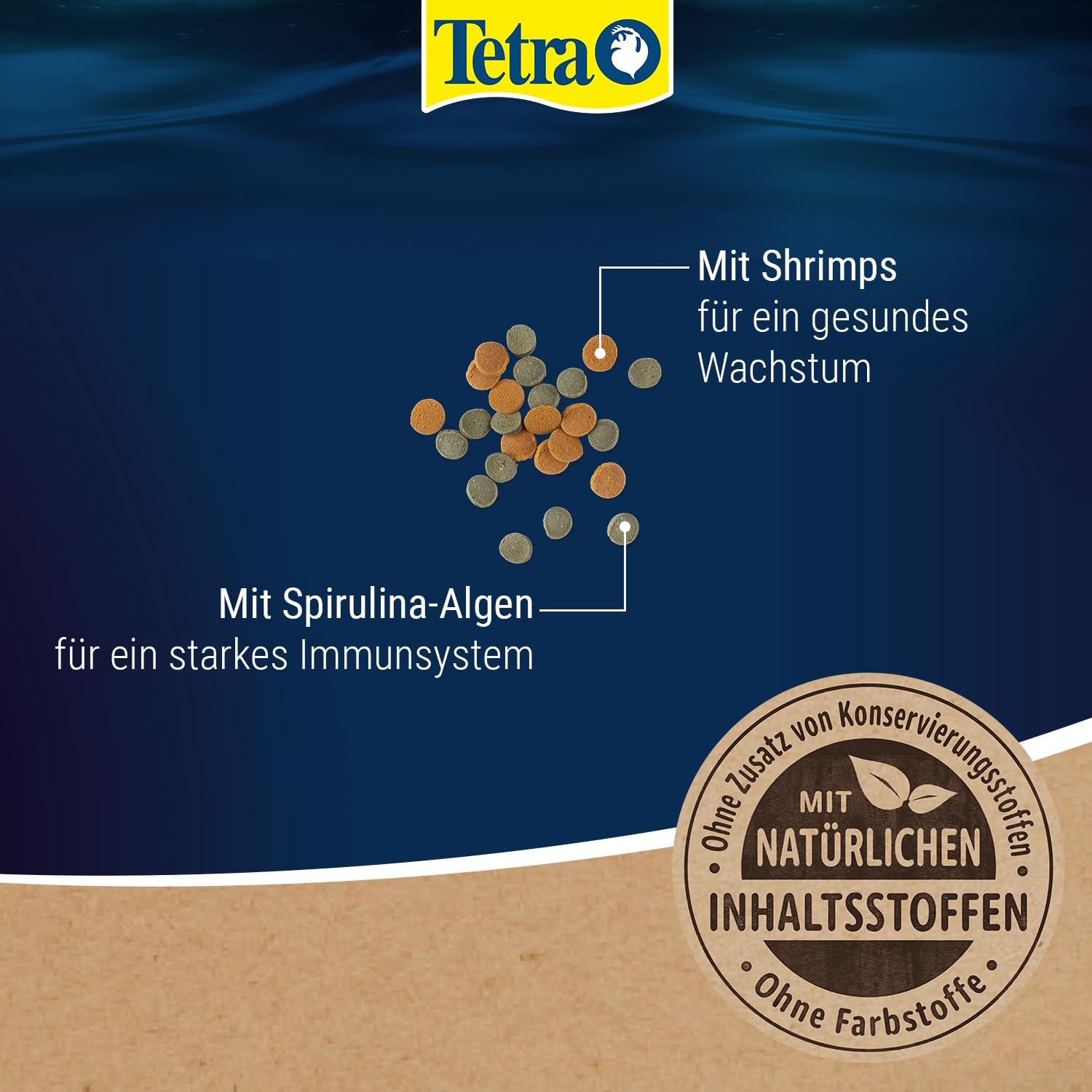 Tetra Wafer Mix Fischfutter fuer Bodenfische, Welse und Krebse