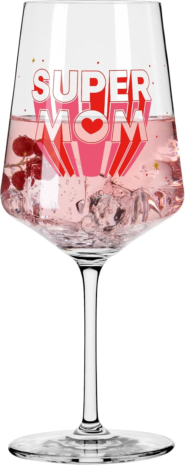 Cocktail-Glas 500 ml Ritzenhoff Serie Sprueche Super Mom Made in Germany