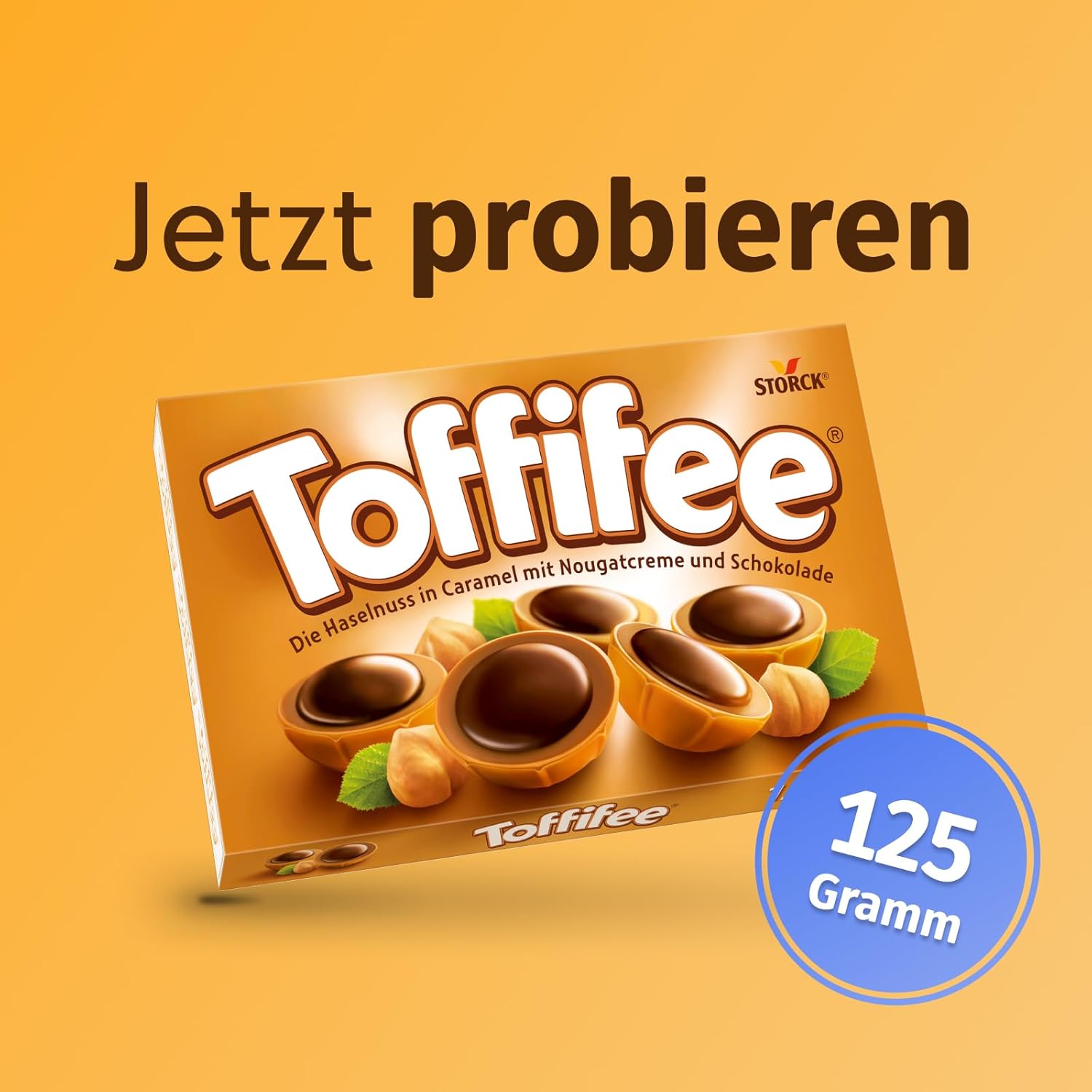 Toffifee Haselnuss Karamell mit Nougatcreme und Schokolade