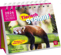 Mini Wochenkalender 2026 Tischkalender Tierisch Gechillt mit Tierfotos