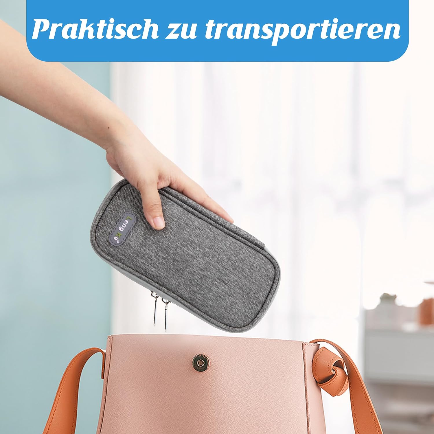 YOUSHARES 4er Set TSA Kuehlakkus fuer Insulin Kuehlbox Pen Tasche Medikamentenetui