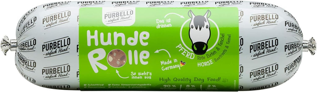 PURBELLO Nassfutter Mix Paket 8x400g Pferd Ziege Lamm Monoprotein getreidefrei