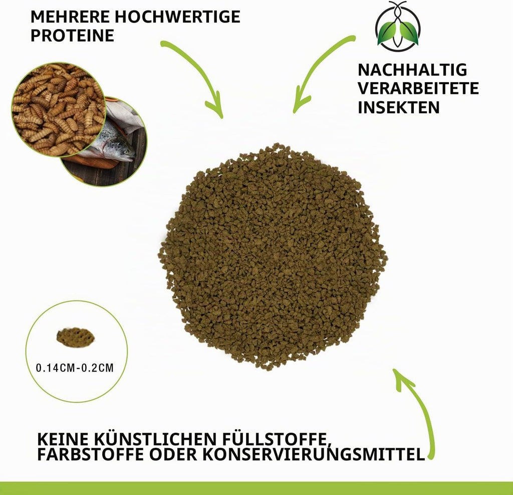 Fluval Bug Bites sinkendes Granulat 1,4-2 mm fuer Bodenfische, verschiedene S