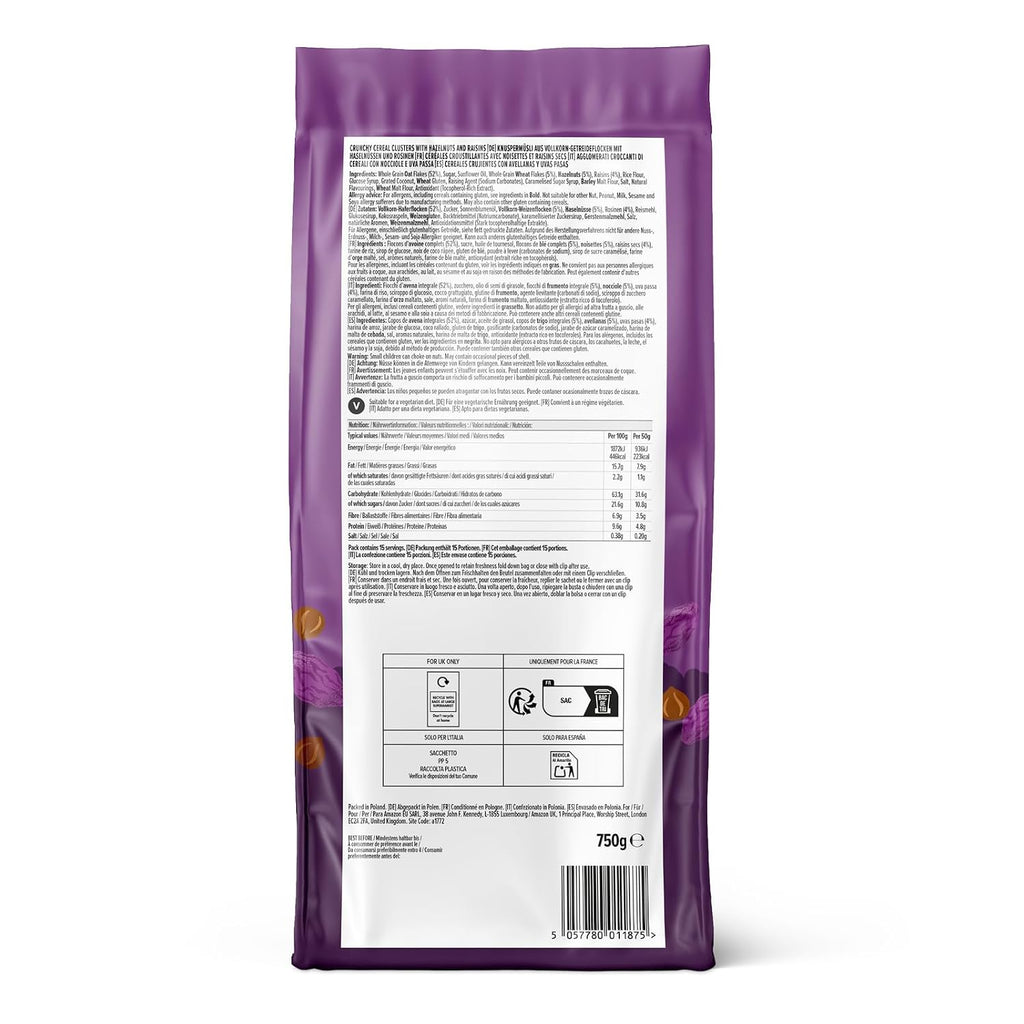 Knusper Muesli Frucht Nuss Fruehstueck