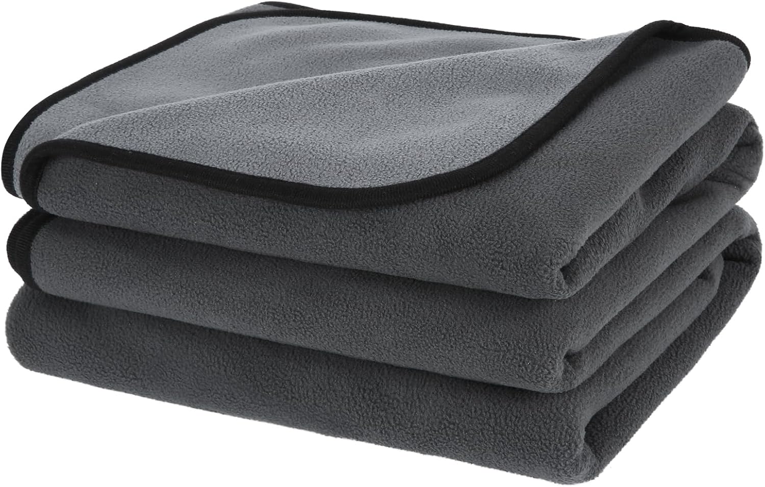 PETTOM Hundedecke 100×75 cm wasserdicht grau waschbar fuer Sofa Auto