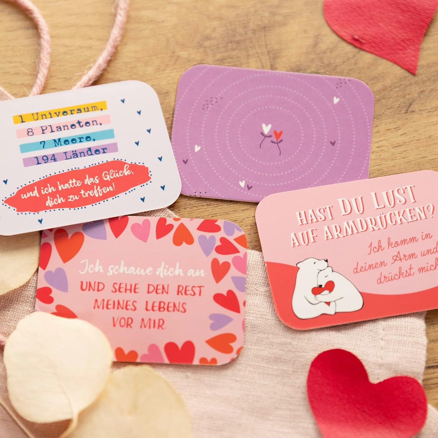 Little Dose of Love Metallbox mit 25 Liebeserklaerungen Geschenk Valentinstag