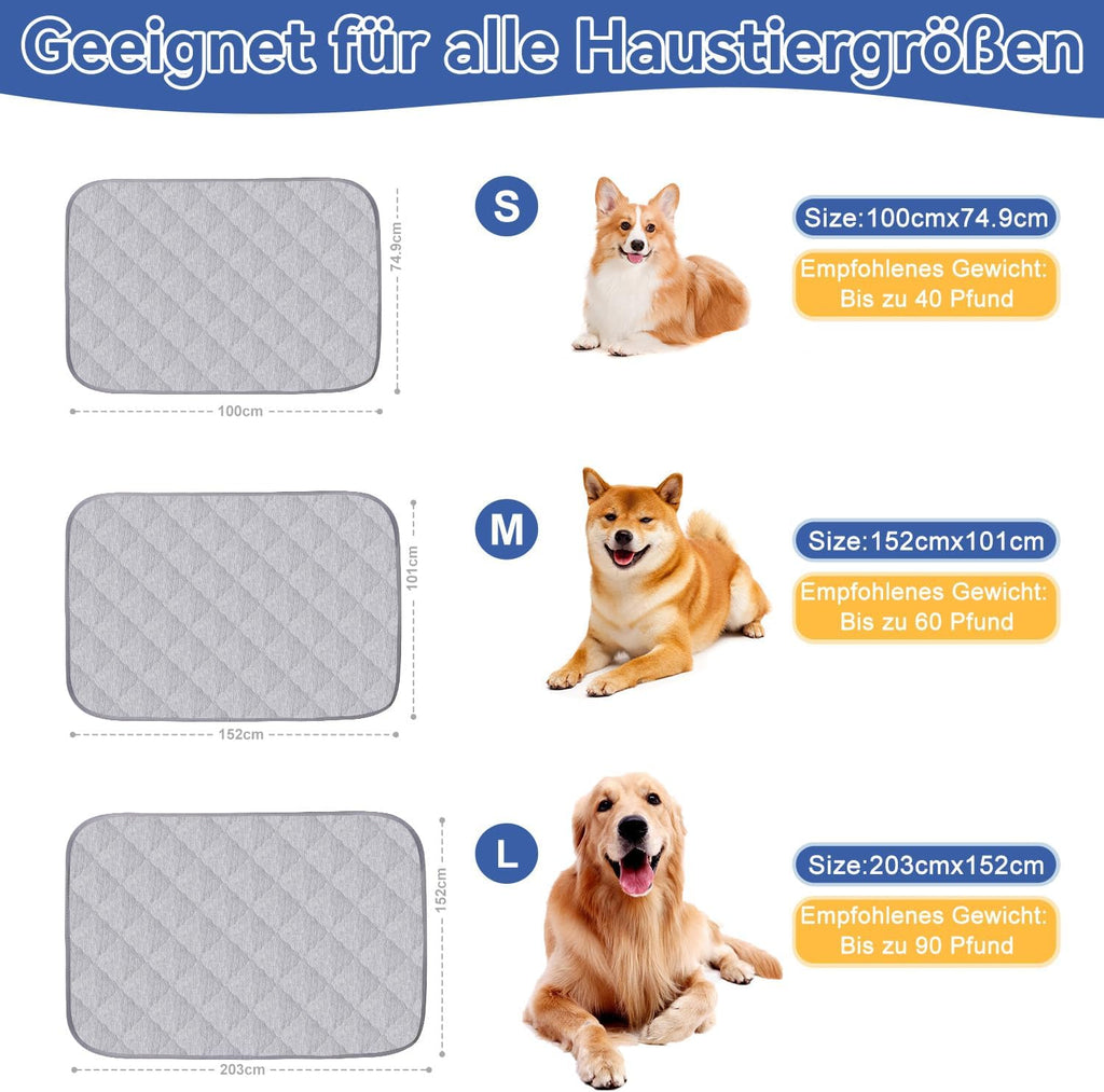 MH MYLUNE HOME Kuehlende Hundedecke 101x152 cm, ultraweich, waschbar, wendbar
