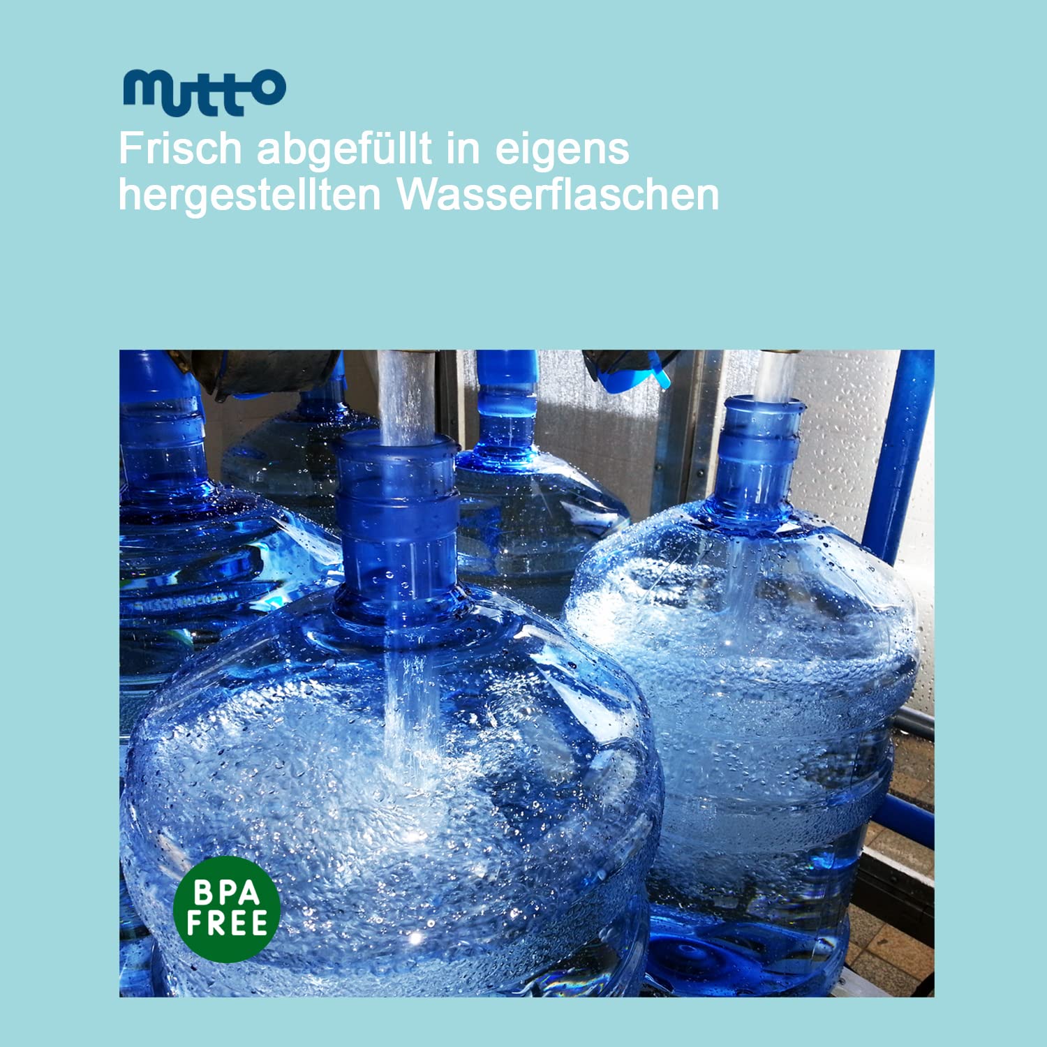 Mutto Quellwasser 19 L Flasche weich Trinkwasser Mineralwasser