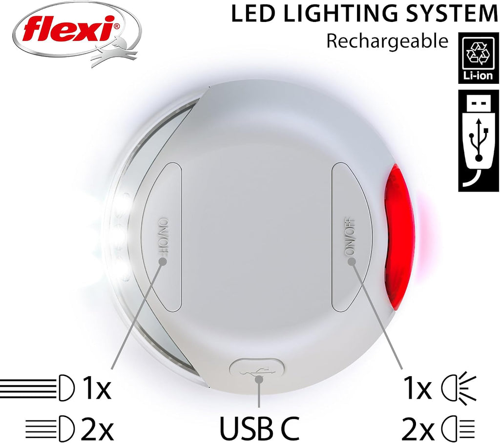 flexi LED Lighting System USB hellgrau Zubehoer fuer Rollleine