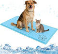 Kuehlmatte Hund Katze 90x50 cm selbstkuehlend waschbar faltbar kratzfest