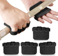 2x Naturleder Griffpolster Zughilfe Grip Pads fuer Krafttraining Fitness