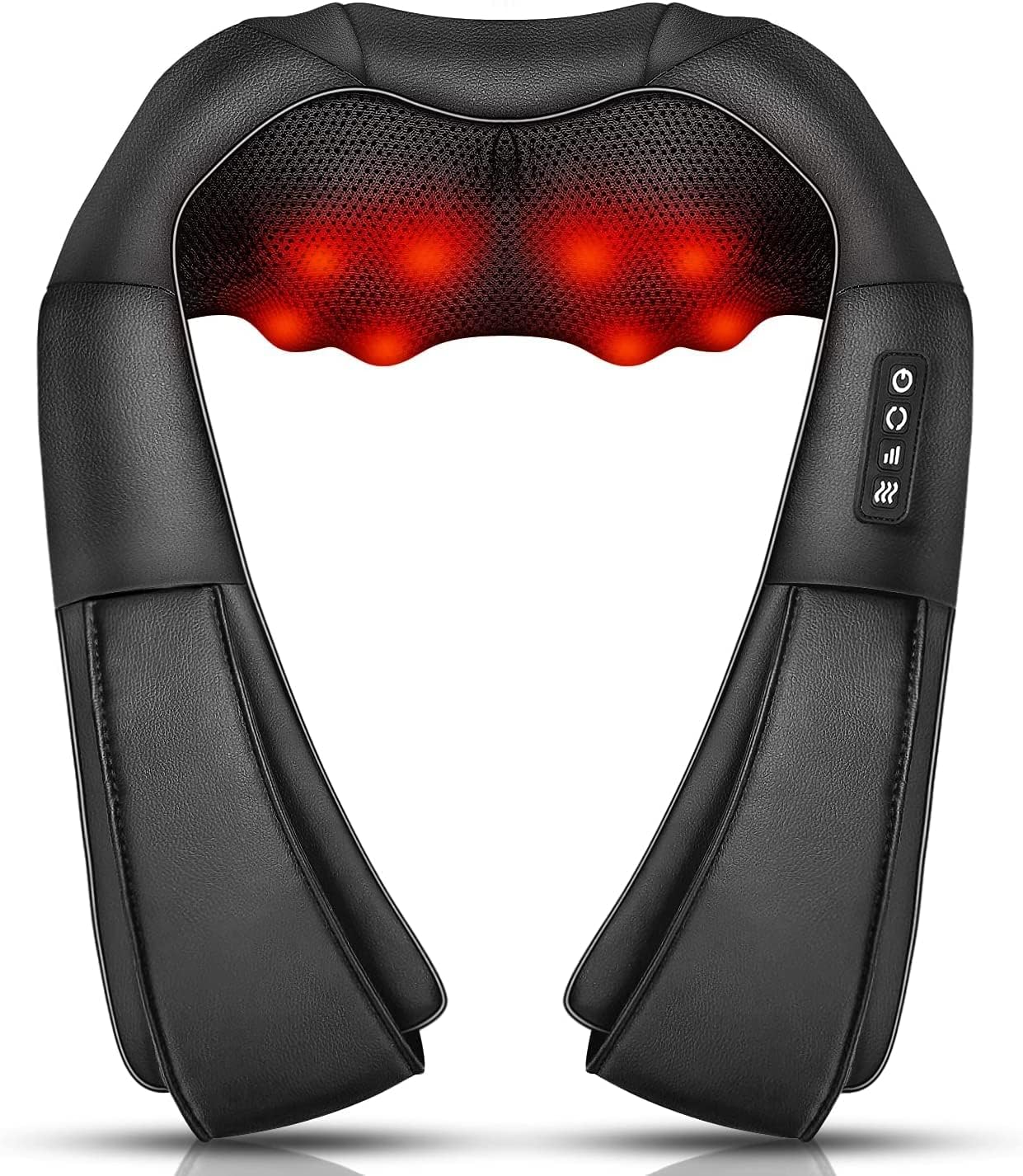 Ikristin Shiatsu Nacken- und Rueckenmassagegeraet 3D mit Waerme