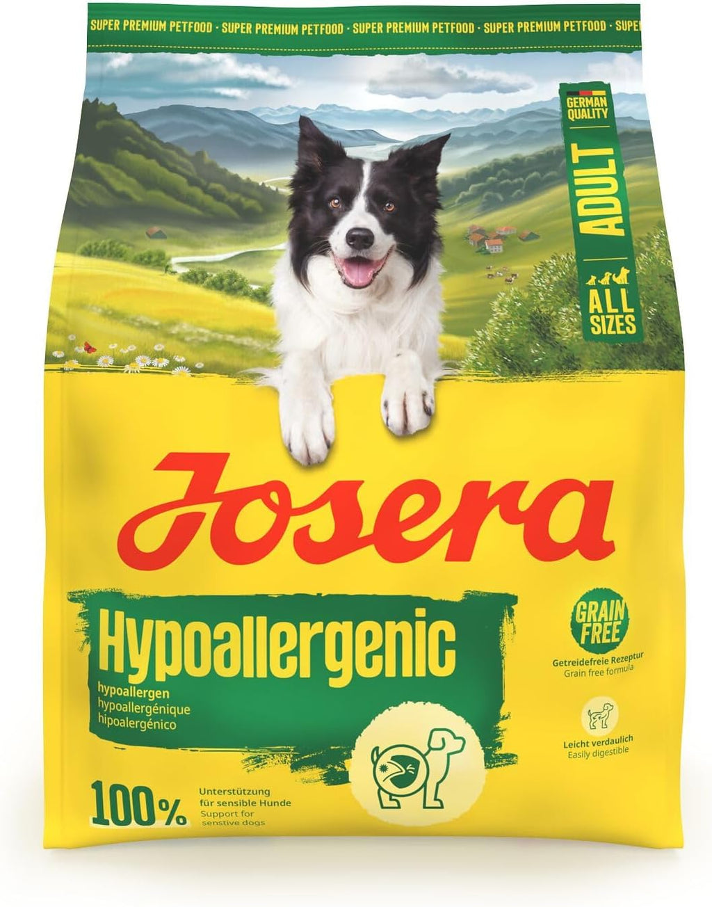 Josera Adult Hypoallergenic Trockenfutter mit Insektenprotein fuer Hunde