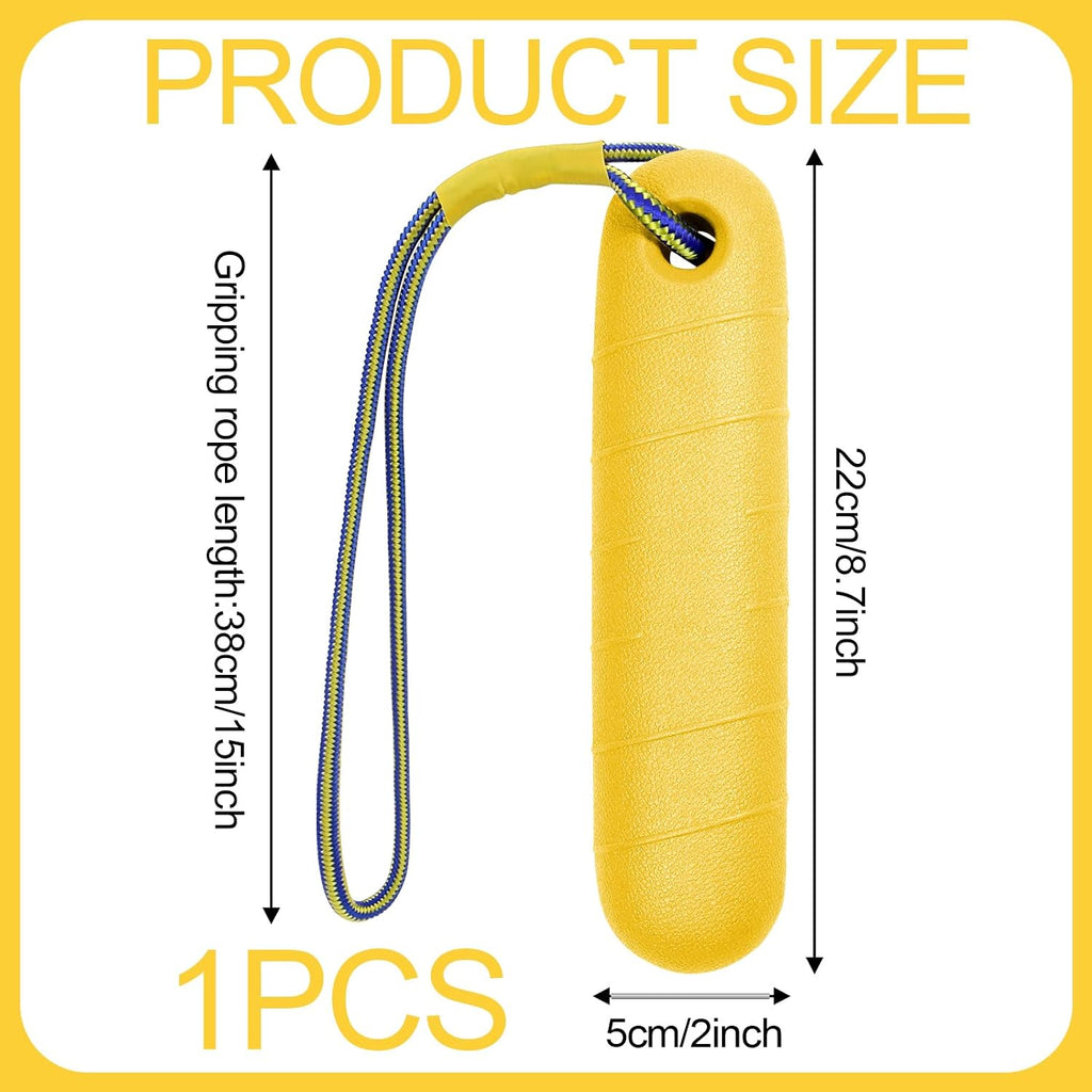 Hundespielzeug 22 cm schwimmend mit Nylonseil fuer mittelgrosse und grosse Hunde