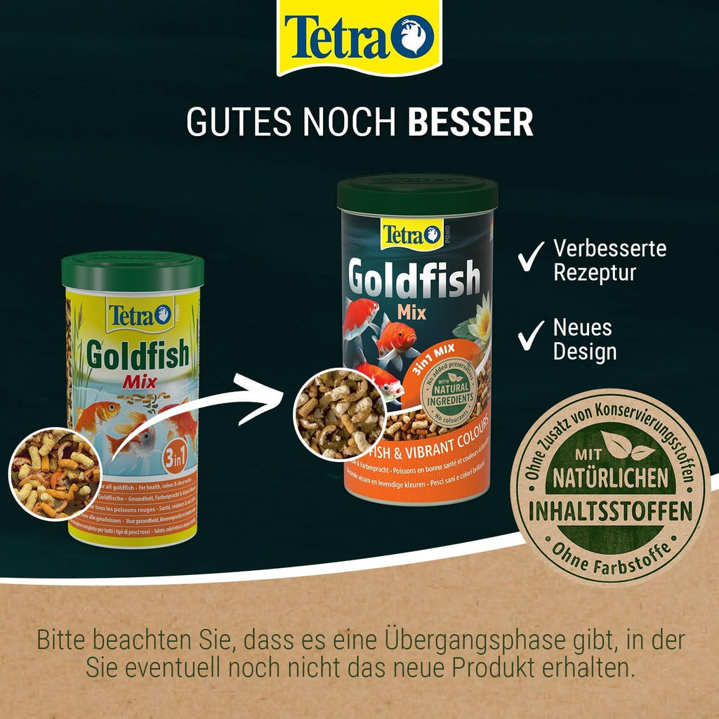 Tetra Pond Goldfish Mini Pellets Fischfutter Dose fuer Goldfische