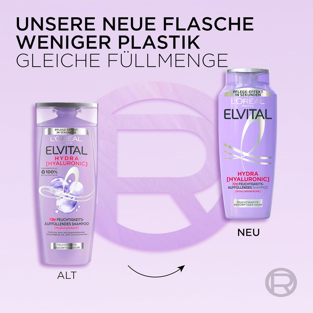 L’Oréal Paris Elvital Hydra Hyaluronic Shampoo Pflege Feuchtigkeit