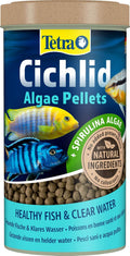 Tetra Cichlid Algae Pellets Fischfutter Spirulina Algen 500 ml Dose