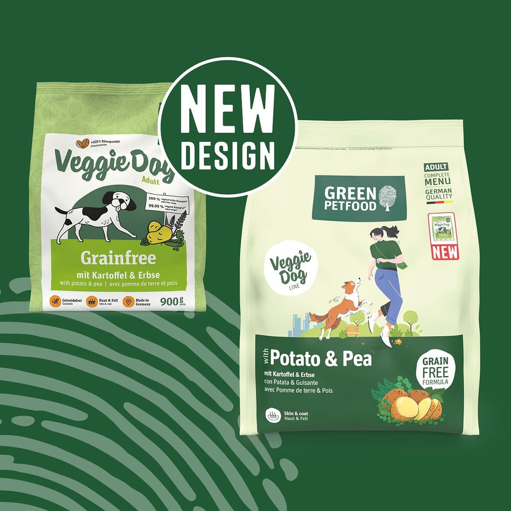 Green Petfood VeggieDog Adult vegetarisches Trockenfutter Kartoffel Erbse -1