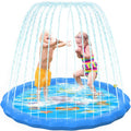 Splash Pad 170 cm Wasserspielmatte fuer Kinder und Hunde Gartensprinkler
