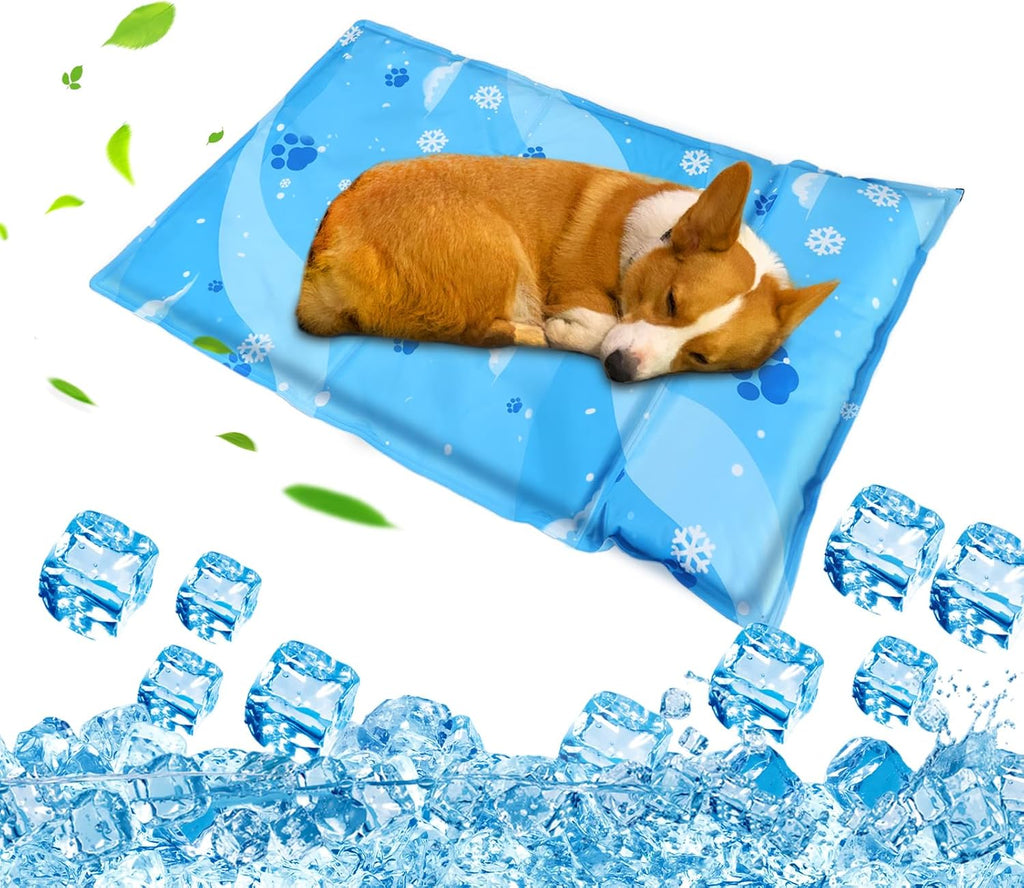 Kuehlmatte fuer Hunde Katze selbstkuehlend kratzfest mit ungiftigem Gel 3cm-15cm