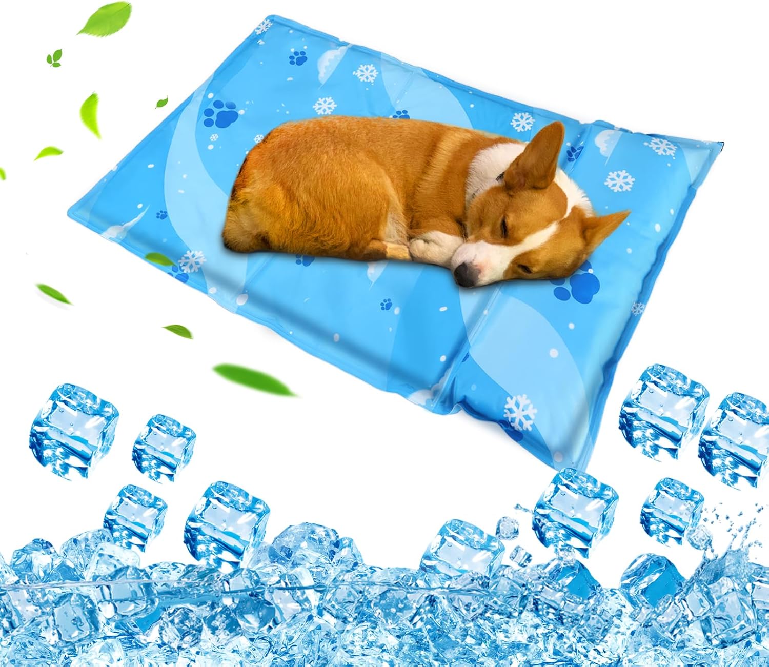 Kuehlmatte fuer Hunde Katze selbstkuehlend kratzfest mit ungiftigem Gel 3cm-15cm
