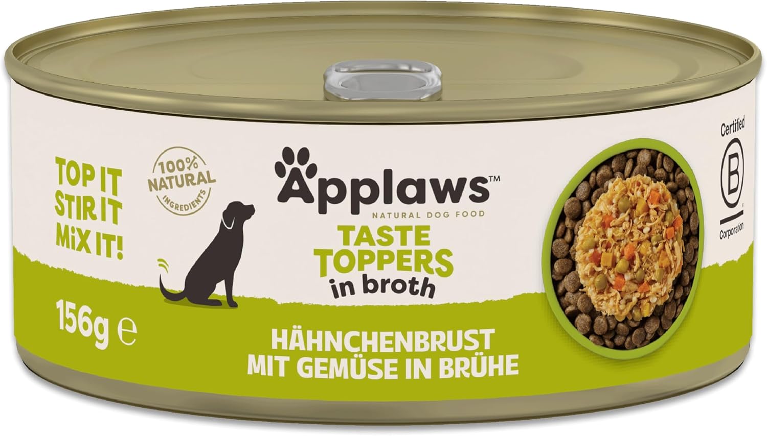 Applaws Hundefutter nass Huehnerbrust in Bruehe Dose 12er Pack vers