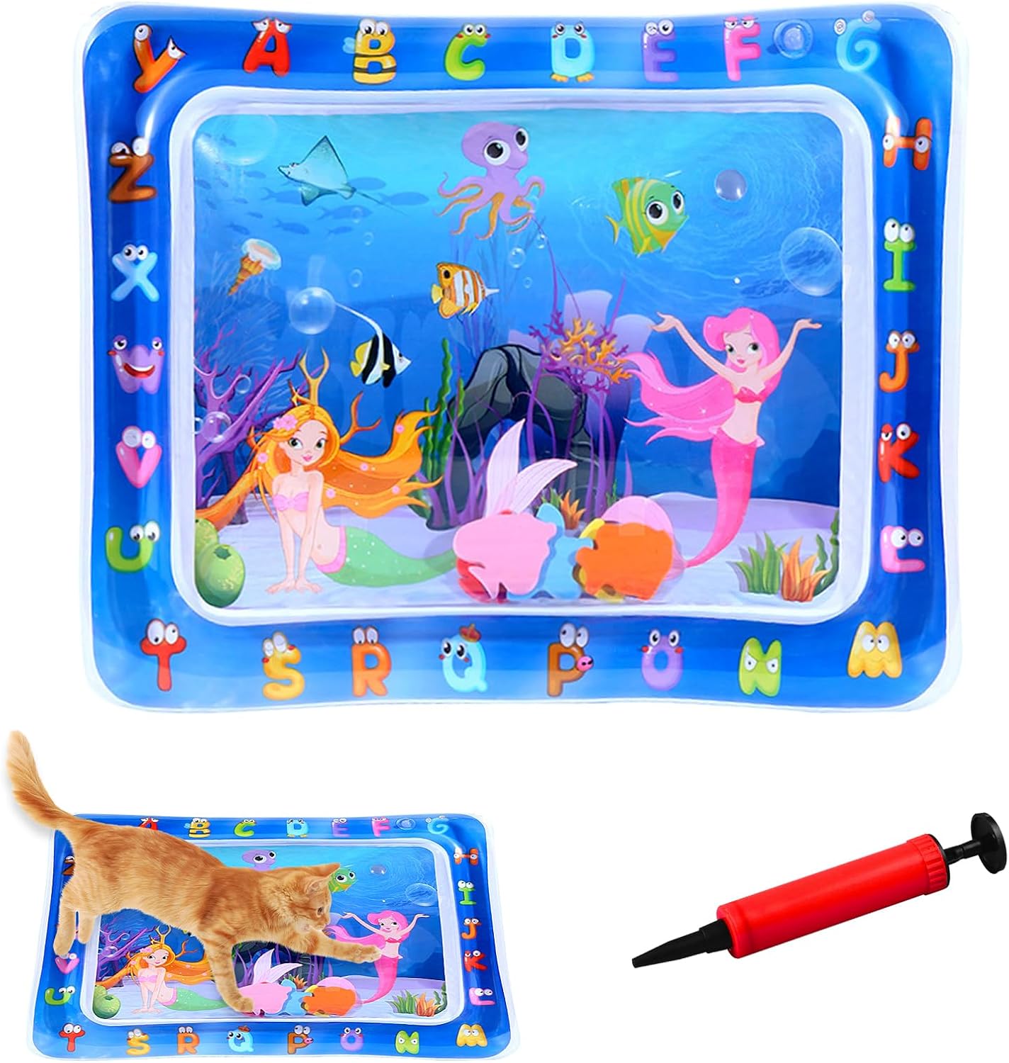YumSur sensorische Wassermatte fuer Katzen und kleine Hunde 55 cm Stil05
