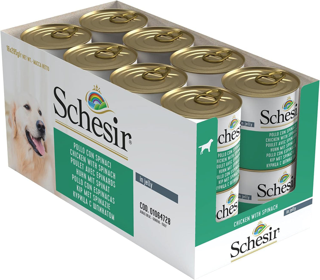 Schesir Dog Huhn mit Kartoffel Nassfutter 16 x, verschiedene Sorten