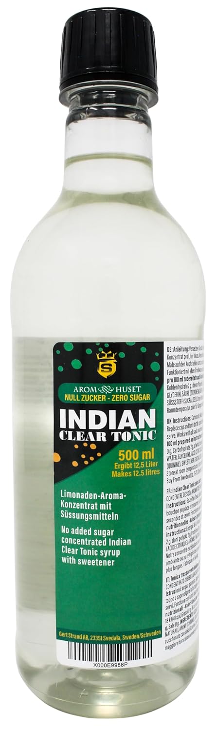 Indian Tonic Sirup Konzentrat zuckerfrei verschiedene Sorten