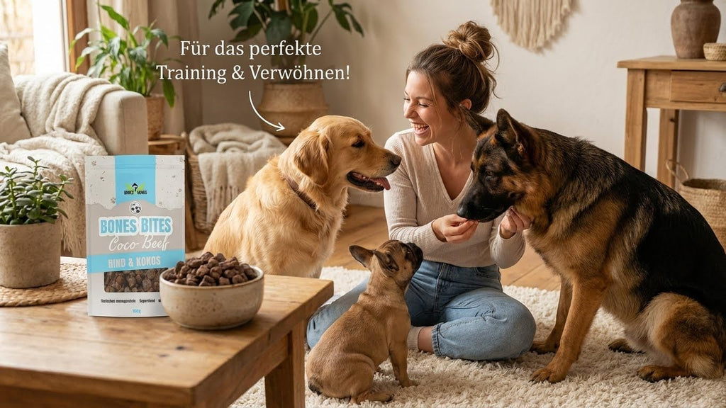 Bones Bites Coco’Beef Hundeleckerlis 84% Rind mit Kokos Monoprotein