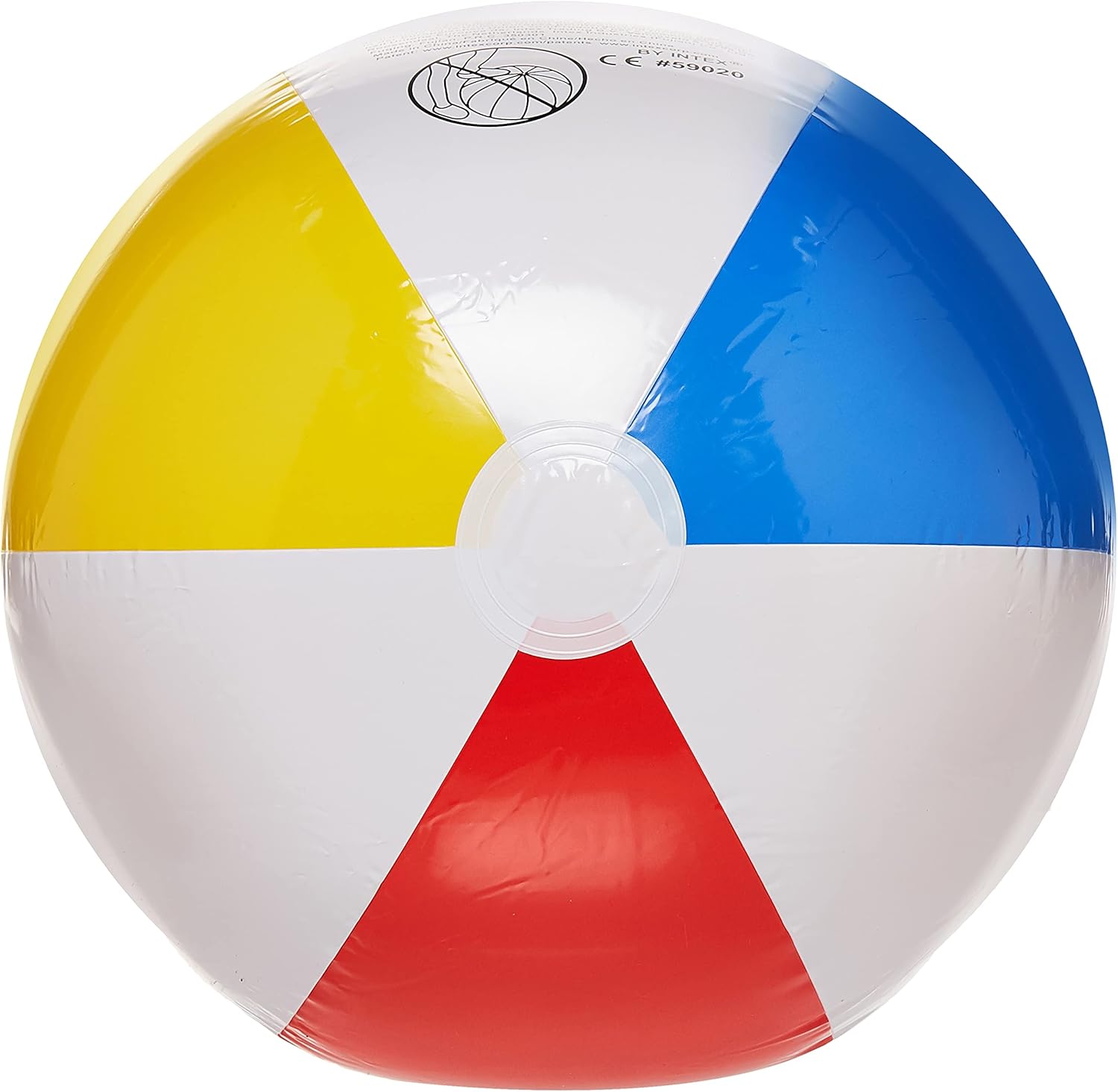 Intex 59020NP Aufblasbarer Ball 51cm Wasserball Strandball Poolball Vinyl Bunt