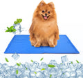 Selbstkuehlende Hundekuehlmatte 65×50 cm wasserdicht faltbar mit Kuehlgel 50cm-65cm