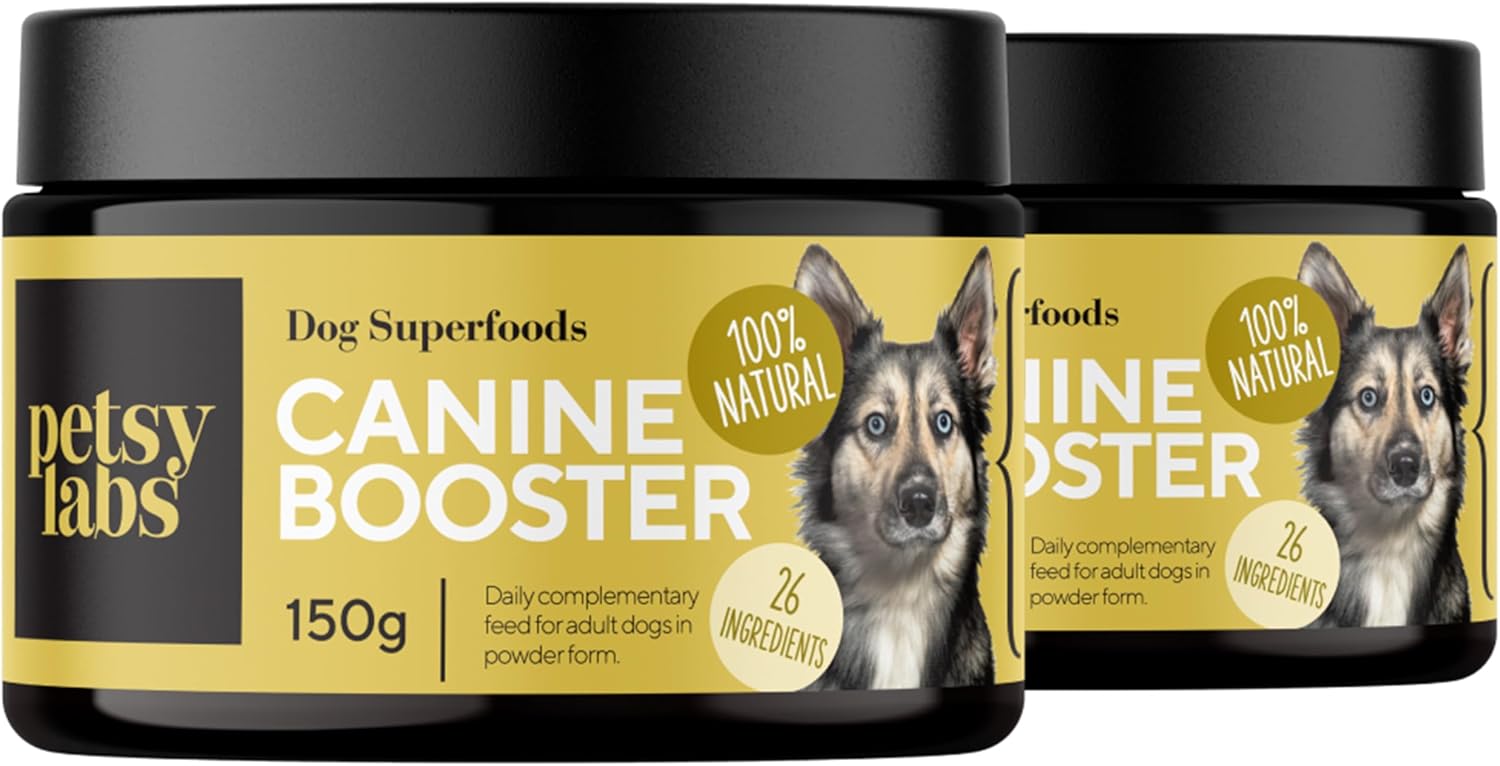Canine Booster Pulver mit Gruenlippmuschel-Extrakt und 26 Wirkstoffen