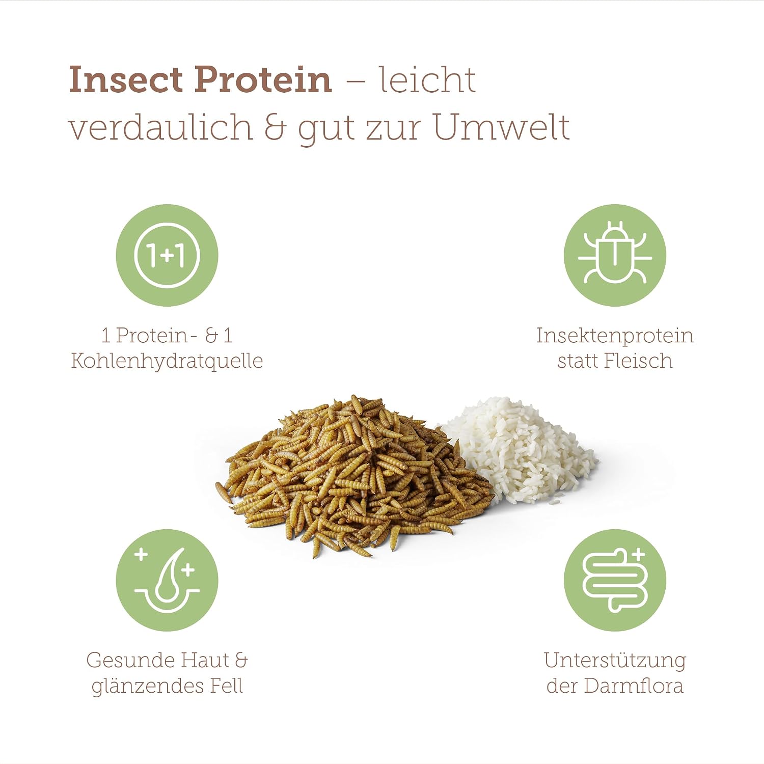 mera Pure Sensitive Insect Trockenfutter, Insektenprotein, getreidefr