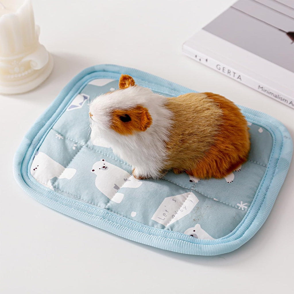 Kuehlmatte 4er Set fuer Meerschweinchen, Kaninchen und Chinchilla