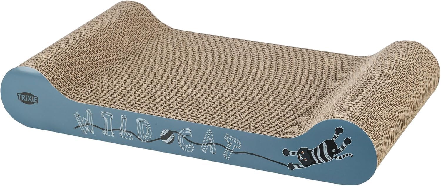 TRIXIE Kratzpappe Wild Cat 41x24x7 cm mit Katzenminze Kratzbrett