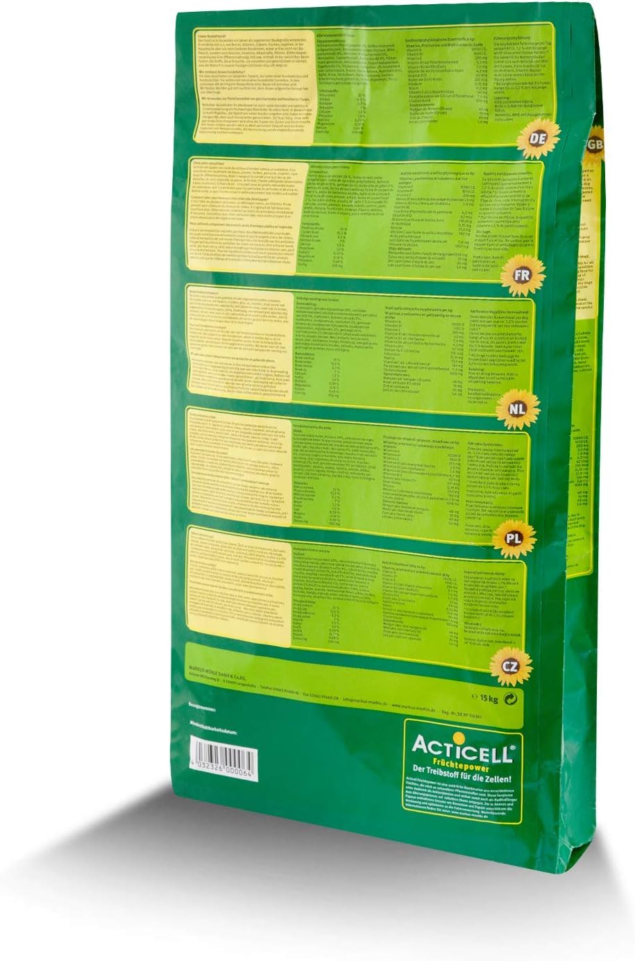 Markus-Muehle NaturNah Hundefutter kaltgepresst mit Huhn und Wild