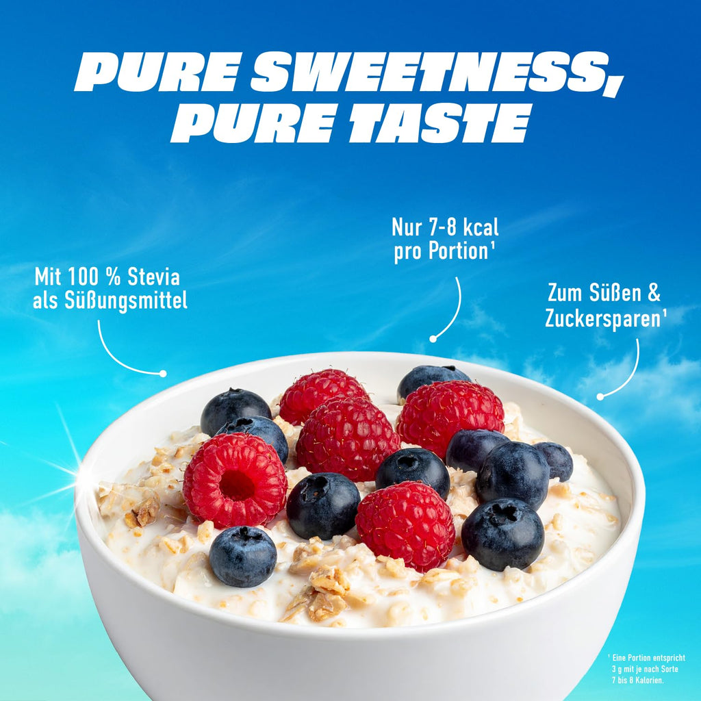 MORE Stevia Chunky Flavour Strawberry Perfection, verschiedene Sorten