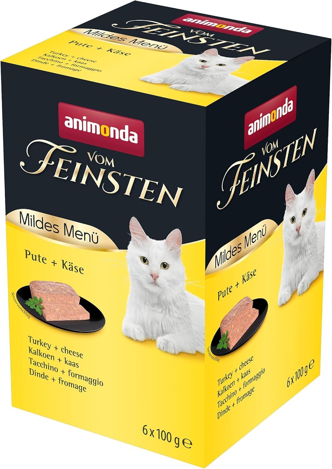 Animonda Vom Feinsten Mildes Menue Katzenfutter Pute 32x100g verschiedene Sorten