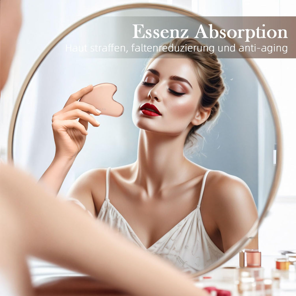 BESKAR Gua Sha Gesichtswerkzeug Edelstahl Jawline Massage Anti-Falten