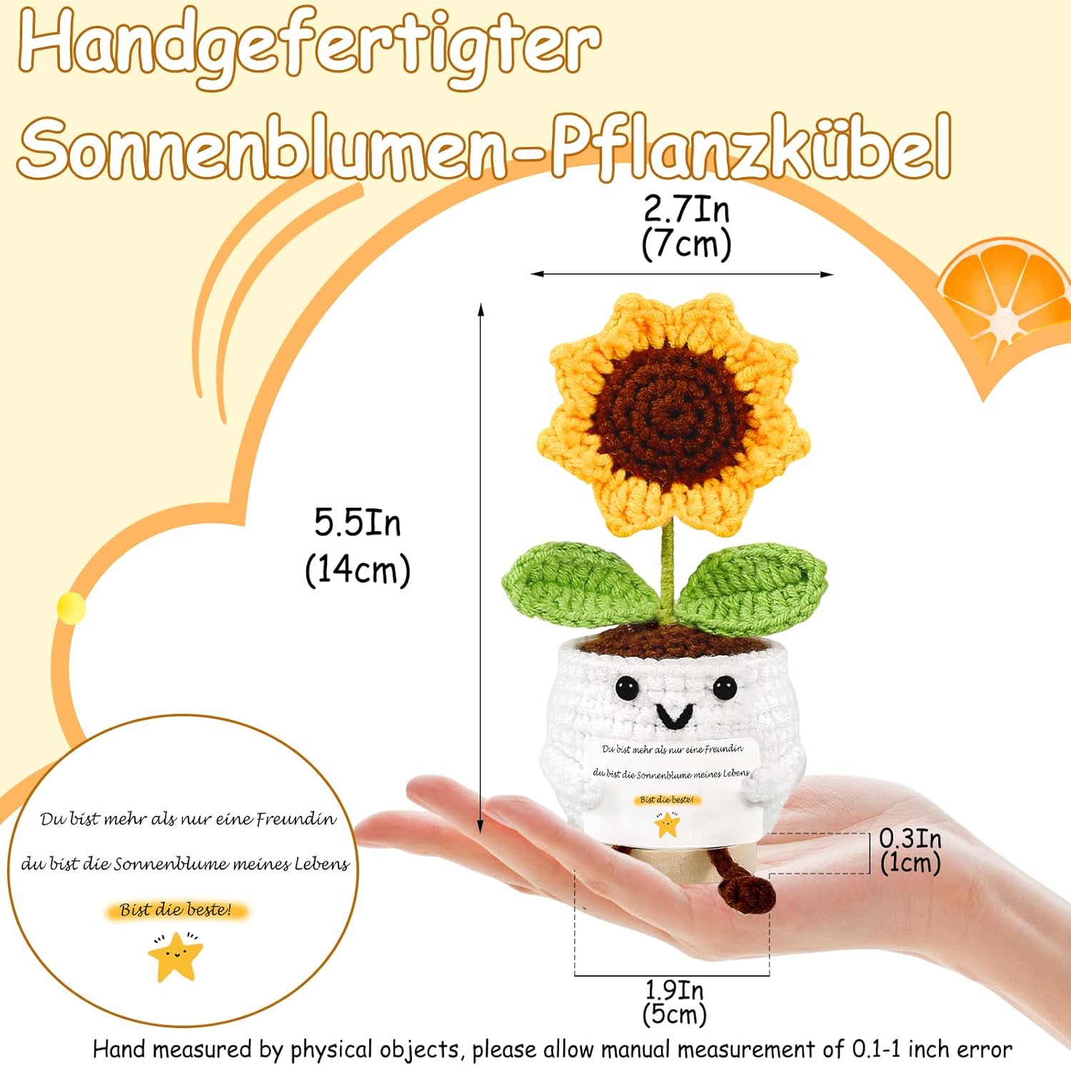 Gehaekeltes Herz Anhaenger Gluecksbringer Geschenk Valentinstag