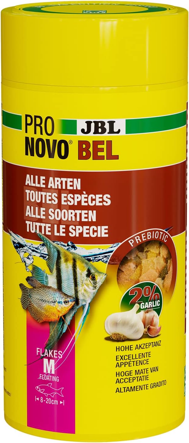 JBL ProNovo Bel Flakes Flockenfutter für Aquarienfische 8–20 cm 1 l