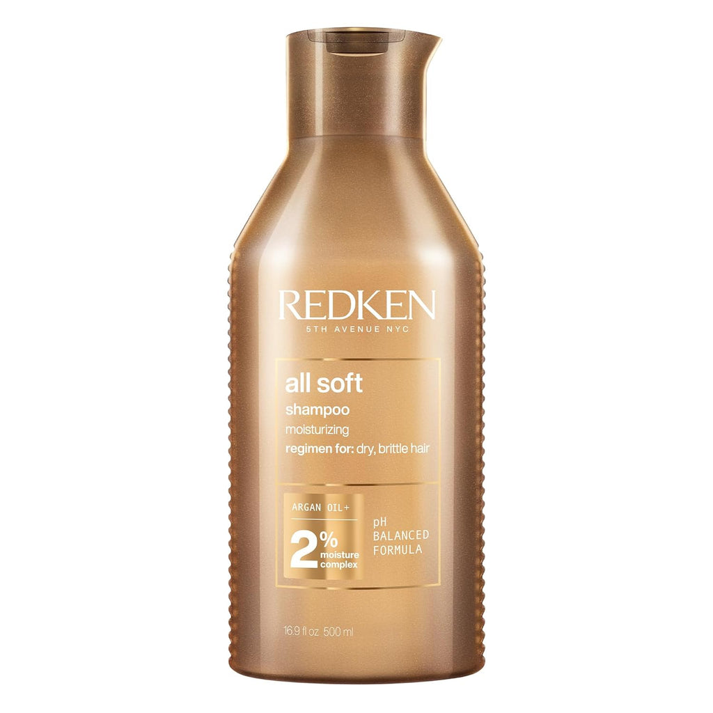 Redken All Soft Shampoo fuer trockenes bruechiges Haar mit Arganoel Omega-6
