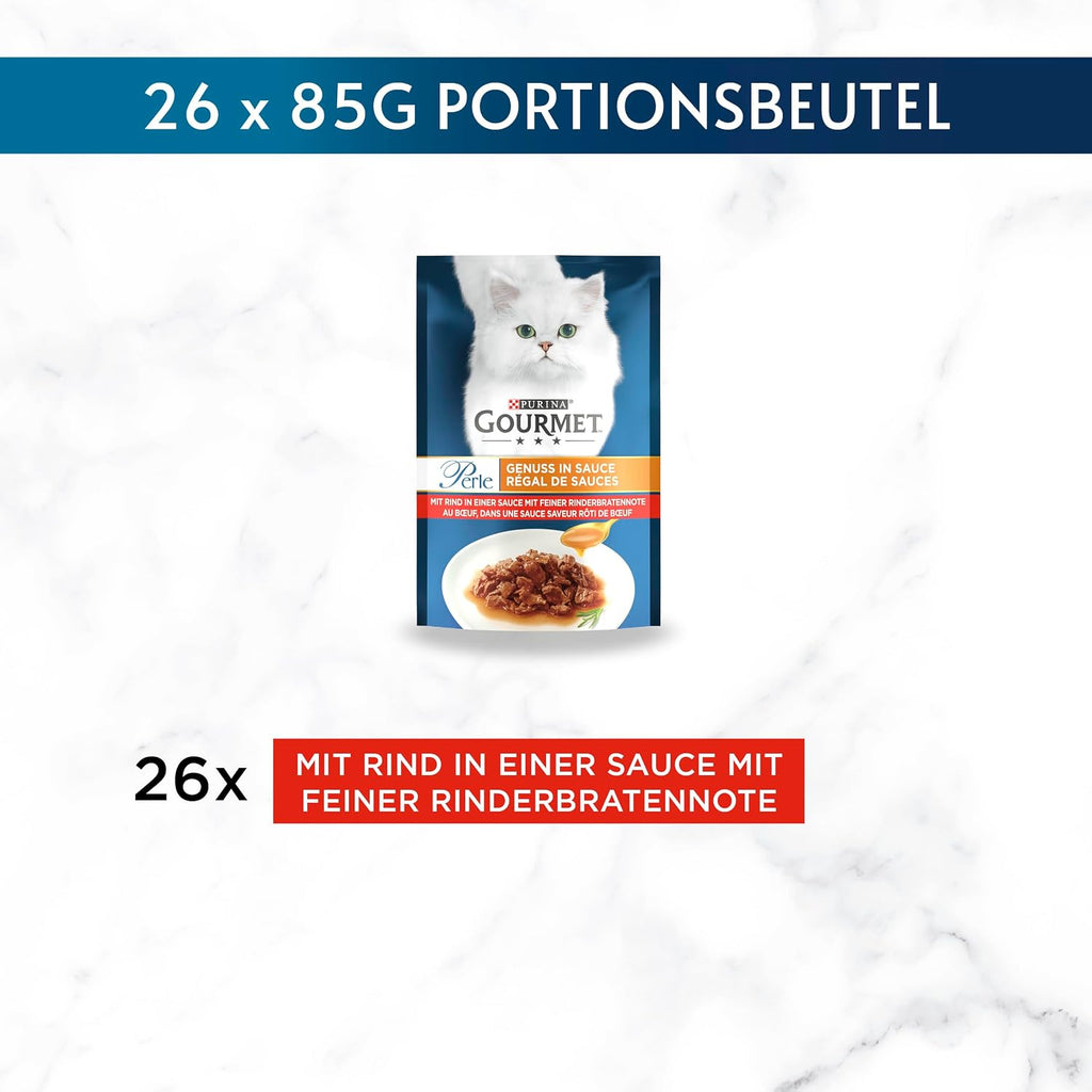 Gourmet Perle Katzenfutter Nass Huhn 26 x verschiedene Sorten