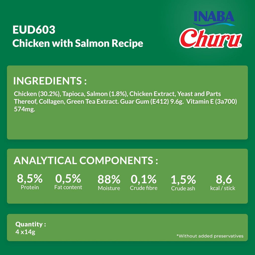 INABA Churu Rolls Hundesnack verschiedene Sorten Huhn