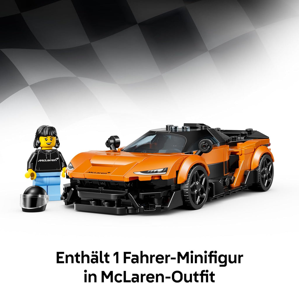 LEGO Speed Champions McLaren Senna GTR Modellauto mit Fahrer-Minifigur