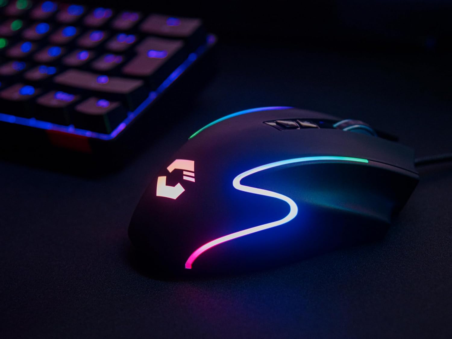 Speedlink Decus NX RGB Gaming Maus kabelgebunden 12800 DPI Weiss